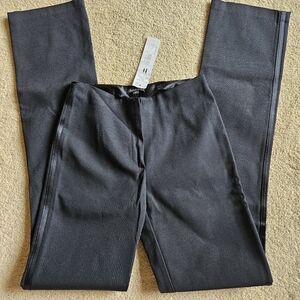 NWT Vintage Maria Bianca Nero Tuxedo Stripe Black Pants Size P